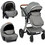 Cangaroo Polly Καρότσι Μωρού 3 σε 1 Grey