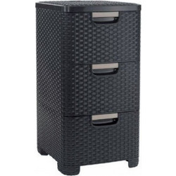 Curver Style Συρταριέρα Πλαστική 3 Θέσεων 38x33x60cm