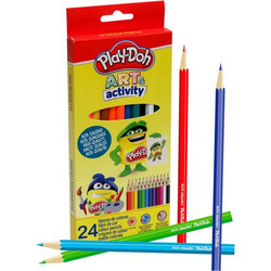 Gim Play-Doh Art & Activity Ξυλομπογιές Σετ 24τμχ