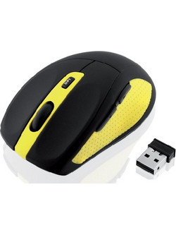 iBox BEE2 PRO Ασύρματο Ποντίκι Black Yellow