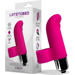 LateToBed Fingy Finger Bullet Δονητής Δακτύλου Ροζ