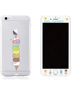 Tempered Glass WK for i7 + 3D TPU Case WTP003/ML005