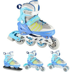Nils Extreme Inline Αυξομειούμενα Rollers Παιδικά Μπλε NH18192