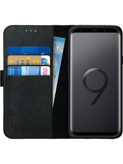 Rosso Deluxe Θήκη Πορτοφόλι Samsung Galaxy S9 Black 93486