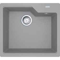 Franke Urban UBG 610-56 Stone Grey Ένθετος Νεροχύτης Γρανίτη 56x50cm