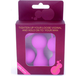 Kulki-Silicone Kegal Balls Set - Pink