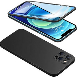 Powertech 2.5D 360 Full Cover Black (iPhone 12 / 12 Pro)