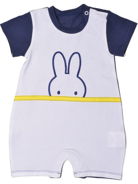 Miffy Des.10 Φορμάκι Κοντομάνικο για Αγόρι Λευκό Μπλε