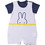 Miffy Des.10 Φορμάκι Κοντομάνικο για Αγόρι Λευκό Μπλε
