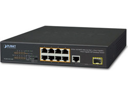 Planet FGSD-1011HP Unmanaged L2 Switch με 9 Θύρες Ethernet 1Gbps και 1 SFP Θύρα