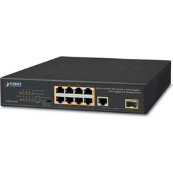 Planet FGSD-1011HP Unmanaged L2 Switch με 9 Θύρες Ethernet 1Gbps και 1 SFP Θύρα