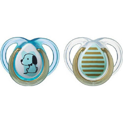 Tommee Tippee Ορθοδοντικές Πιπίλες Σιλικόνης 0-6m Moda Boy 2τμχ
