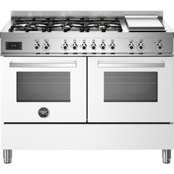 Bertazzoni PRO126G2EBIT Κουζίνα Ηλεκτρική με Εστίες Αερίου 119.5cm