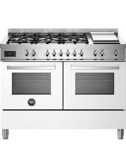 Bertazzoni PRO126G2EBIT Κουζίνα Ηλεκτρική με Εστίες Αερίου 119.5cm