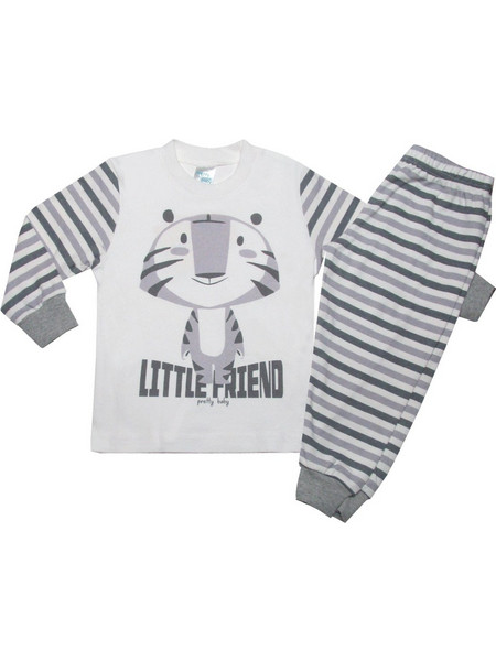 Πιτζάμα Βρεφική Χειμερινή Αγόρι Little Pretty Baby evaunderwear