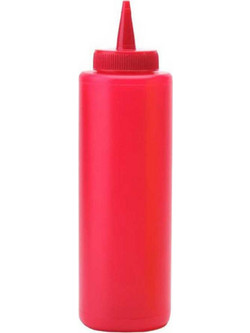 Κόκκινο μπουκάλι διανεμητής κέτσαπ 720ml κατασκευασμένο από άριστης ποιότητας πλαστικό