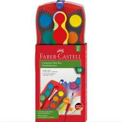 Faber-Castell Connector Σετ Νερομπογιές με Πινέλο 12 Χρώματα 125030