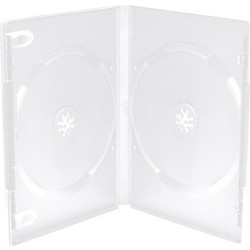 MediaRange DVD Case for 2 Discs 14mm machine packing grade Frosted/Transparent (MRBOX26-M)