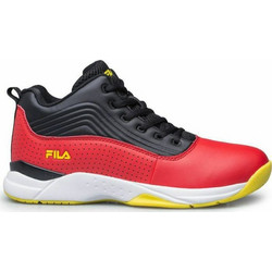Fila Memory Dunk Παιδικά Αθλητικά Παπούτσια για Μπάσκετ Μαύρα Κόκκινα 3AF13044-401