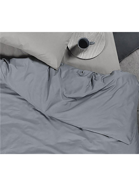 Παπλωματοθήκη Μονή 160x240 Nef-Nef Homeware Basic 22 LIGHT GREY