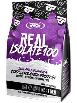 Real Pharm Real Isolate 100 Chocolate Πρωτεΐνη Γράμμωσης 700gr