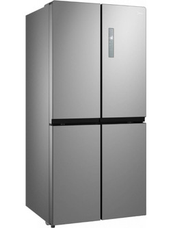Midea MDRF648FGE02 Ψυγείο Ντουλάπα 492lt Υ180.8xΠ83.3xΒ74cm Inox