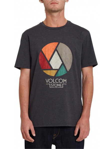 VOLCOM Splicer Short Sleeve - Ανδρικό Τ-shirt - Heather Black