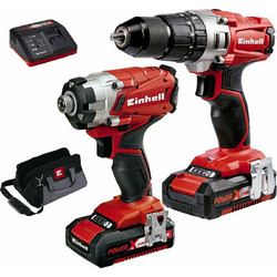 Einhell TE-CD 18/2 Li + TE-CI 18/1 Li σε Τσάντα Μεταφοράς