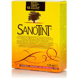 Sanotint Classic 12 Ξανθό Χρυσαφί Φυτική Ημιμόνιμη Βαφή Μαλλιών Χωρίς Αμμωνία 125ml