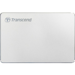 Transcend StoreJet 25C3S 1TB Εξωτερικός Σκληρός Δίσκος HDD 2.5" USB 3.1 Silver