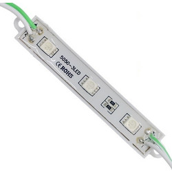 20 Τεμάχια x LED Module 3 SMD 5050 0.8W 12V 50lm IP65 Αδιάβροχο Πράσινο GloboStar 65003 65003