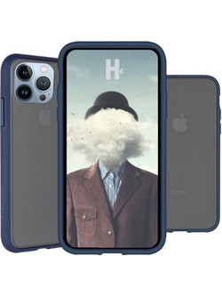 GOOSPERY PEACH GARDEN BUMPER CASE IPHONE 13 PRO MAX - NAVY BLUE