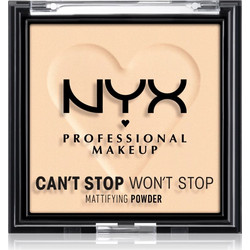 Nyx Can't Stop Won't Stop Matte 01 Fair Pressed Powder 6gr