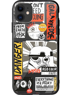 Θήκη Star Wars - Stormtrooper iPhone 11 Groove TPU (Tempered Glass και TPU)