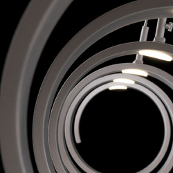 Fan Europe HELIX-S6 Κρεμαστό Φωτιστικό Οροφής Ράγα Μονόφωτο LED με Φυσικό Λευκό Φως Λευκό 8031414868704