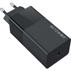 Blitzwolf Φορτιστής Χωρίς Καλώδιο με Θύρα USB-C 65W Black BW-S17