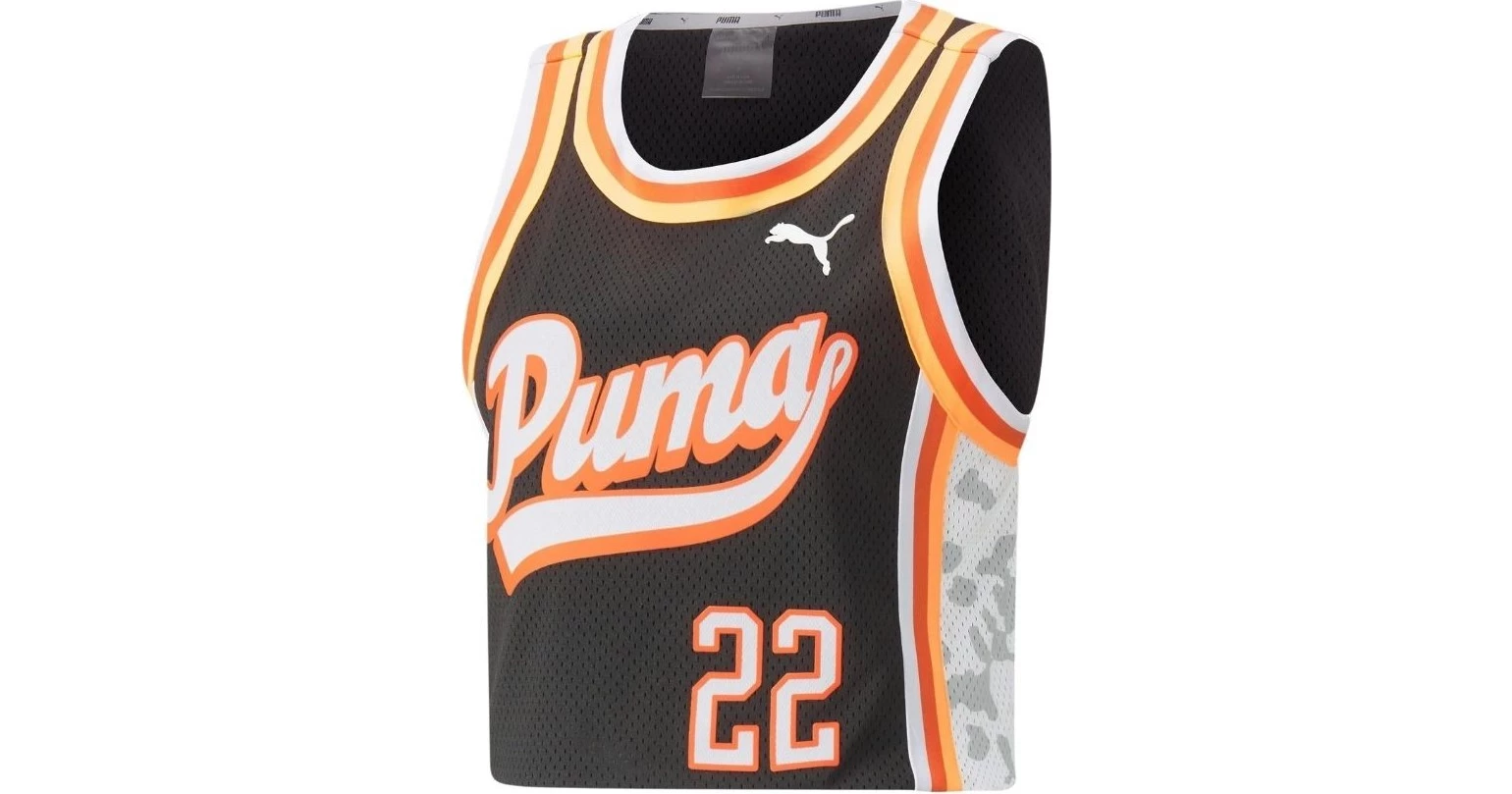 Puma Ballin' Cropped Jersey Tank Top