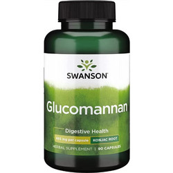 Swanson Glucomannan Συμπλήρωμα Διατροφής με 665mg 90 Κάψουλες