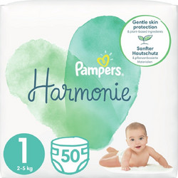 Pampers Harmonie Πάνες No1 2-5kg 50τμχ