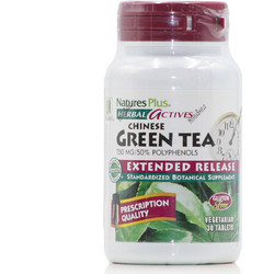 Nature's Plus Green Tea Συμπλήρωμα Διατροφής με Πράσινο Τσάι 750mg 30 Ταμπλέτες
