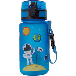 AlpinPro AlpinTec Kids Space Παιδικό Μπουκάλι Πλαστικό BPA Free με Καλαμάκι Γαλάζιο 350ml