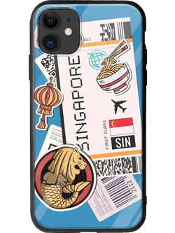 Θήκη Ticket To Singapore iPhone 11 Groove TPU (Tempered Glass και TPU)