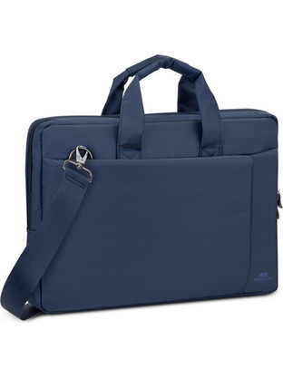 Rivacase 8231 Τσάντα Laptop Ώμου 15.6" Blue