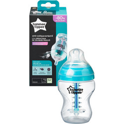 Tommee Tippee Advanced Πλαστικό Μπιμπερό με Θηλή Σιλικόνης κατά των Κολικών 0m+ Turquoise 260ml
