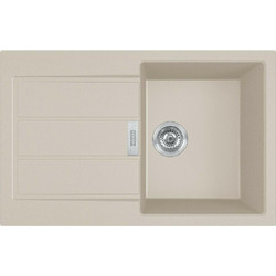 Franke Sirius 2.0 611-78 XL Νεροχύτης Inox Αντιστρεφόμενος Oatmeal 78x43.5cm