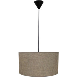 Heronia Lighting Κρεμαστό Φωτιστικό Οροφής Μονόφωτο E27 Καφέ Φ40cm 14-0136