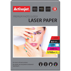 Activejet AP4-160G100L photo paper for laser printers - A4 - 100 pcs