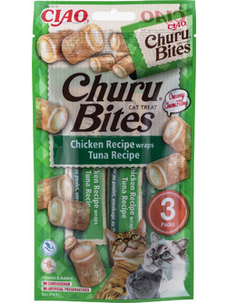 Inaba Ciao Churu Bites with Chicken & Tuna 30gr