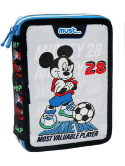 Must Disney Mickey Mouse Game Day Κασετίνα Γεμάτη με 2 Θήκες Πολύχρωμη 563023