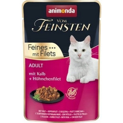 Animonda Vom Feinsten Adult Grain Free with Veal & Chicken in Gravy 85gr 83062